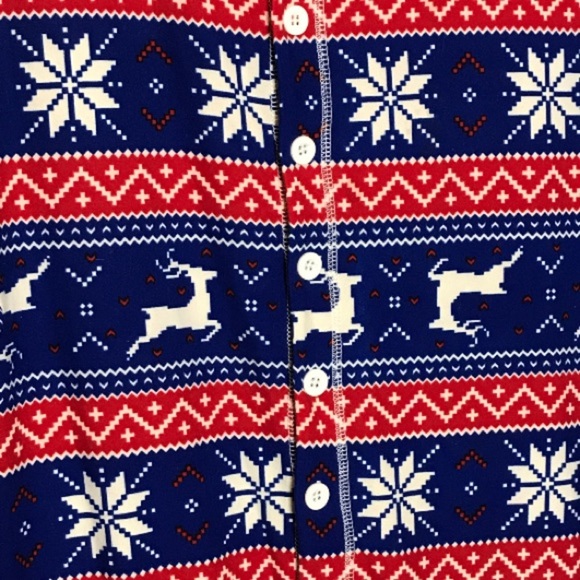 URBAN HERITAGE Reindeer Snowflakes Onesie Pyjamas - Picture 7 of 9
